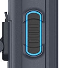 Dedicated Push-to-Talk (PTT) button on the side of the LM75