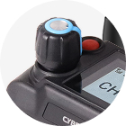 LM84 tactile rotary knob for channel and volume control